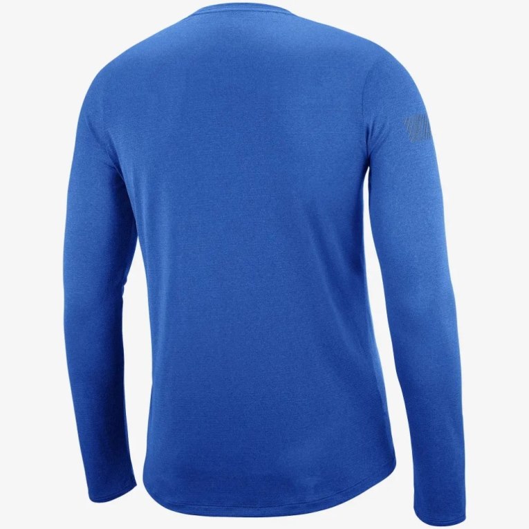 Salomon Agile Long Sleeve Tricko Panske Modre | SK 2CRBYV